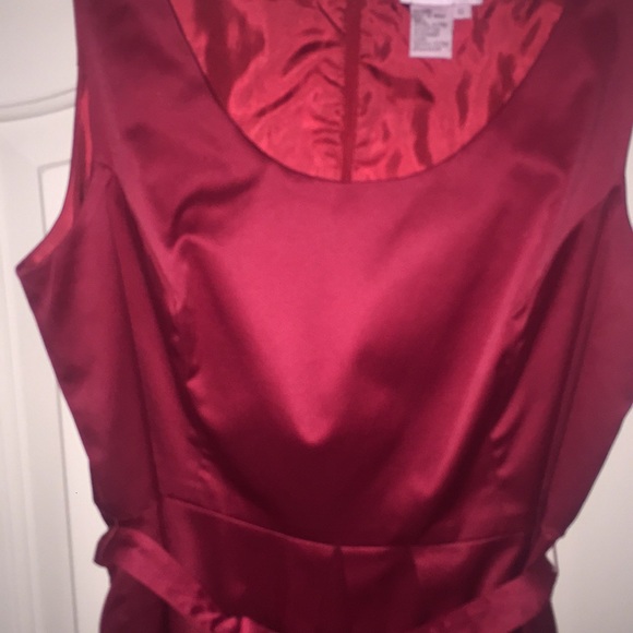 Red Newport News Vintage Style Dress - Picture 5 of 7